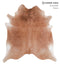 Solid Brown XX-Large Brazilian Cowhide Rug 7'6