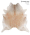 Light Caramel XX-Large Brazilian Cowhide Rug 7'7