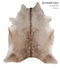 Taupe X-Large Brazilian Cowhide Rug 7'2