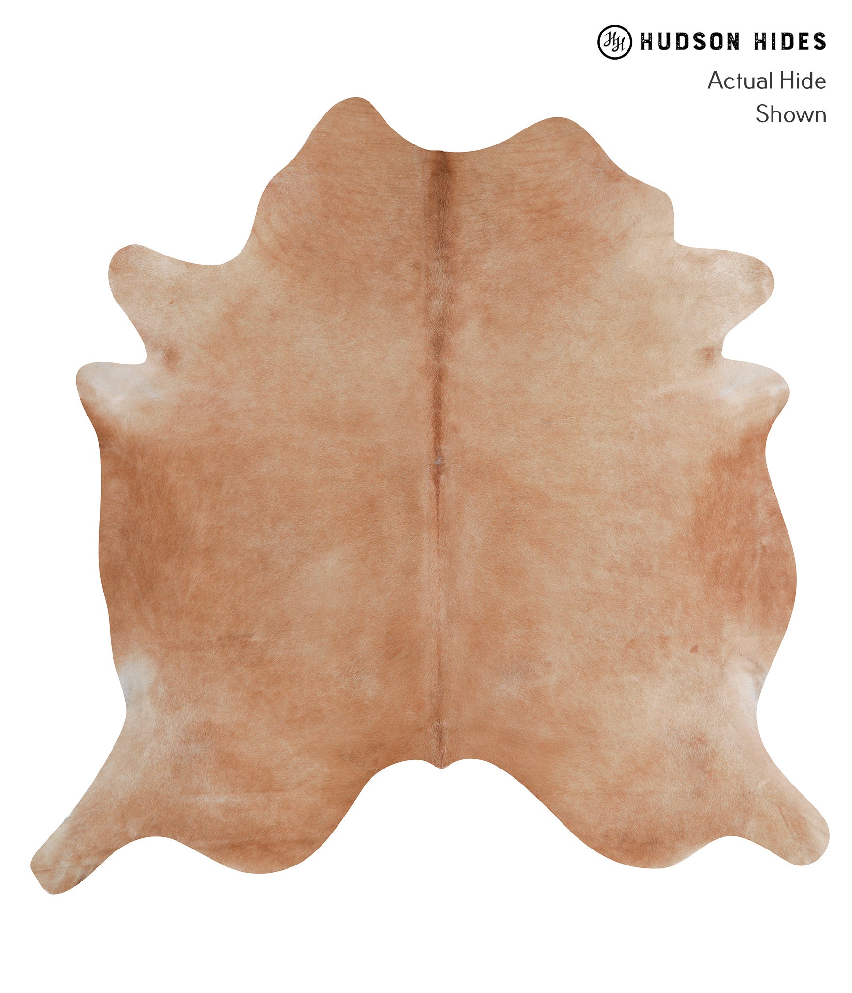 Solid Brown Cowhide Rug #A7052