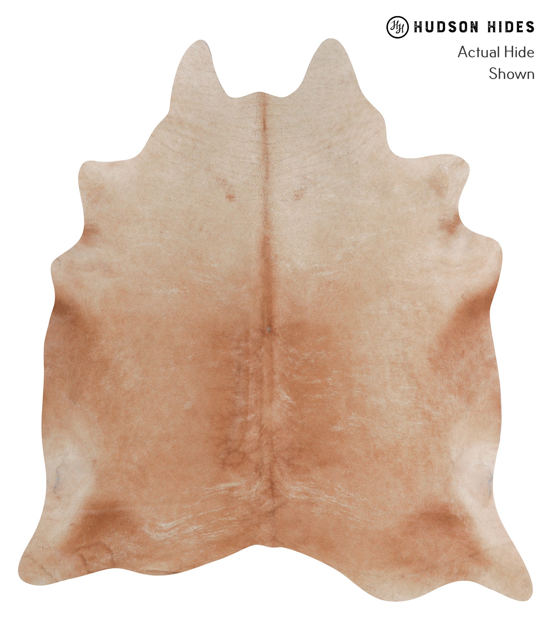 Solid Brown Cowhide Rug #A7451