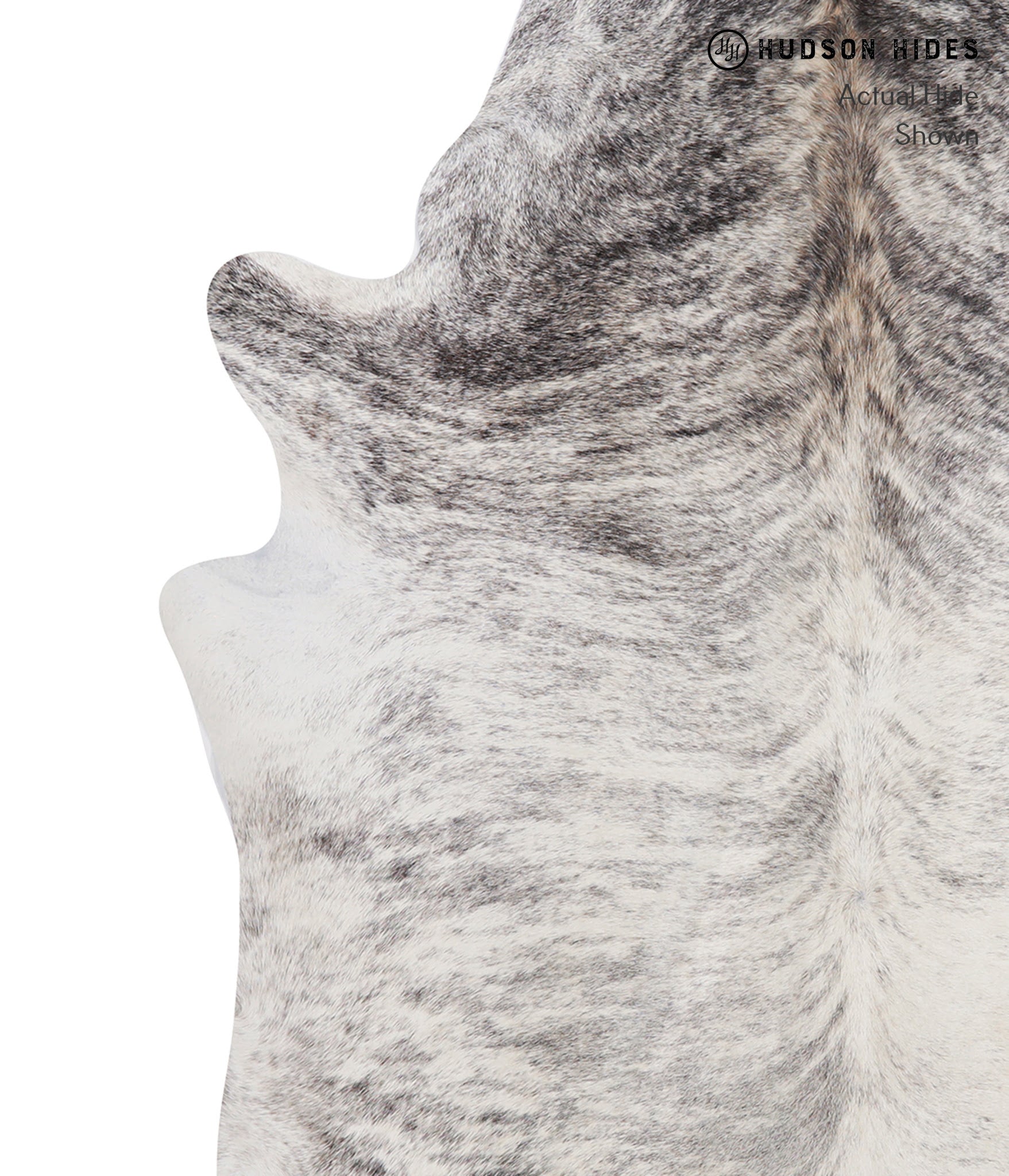 Grey Brindle Cowhide Rug #A7653