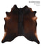 Chocolate X-Large Brazilian Cowhide Rug 6'8