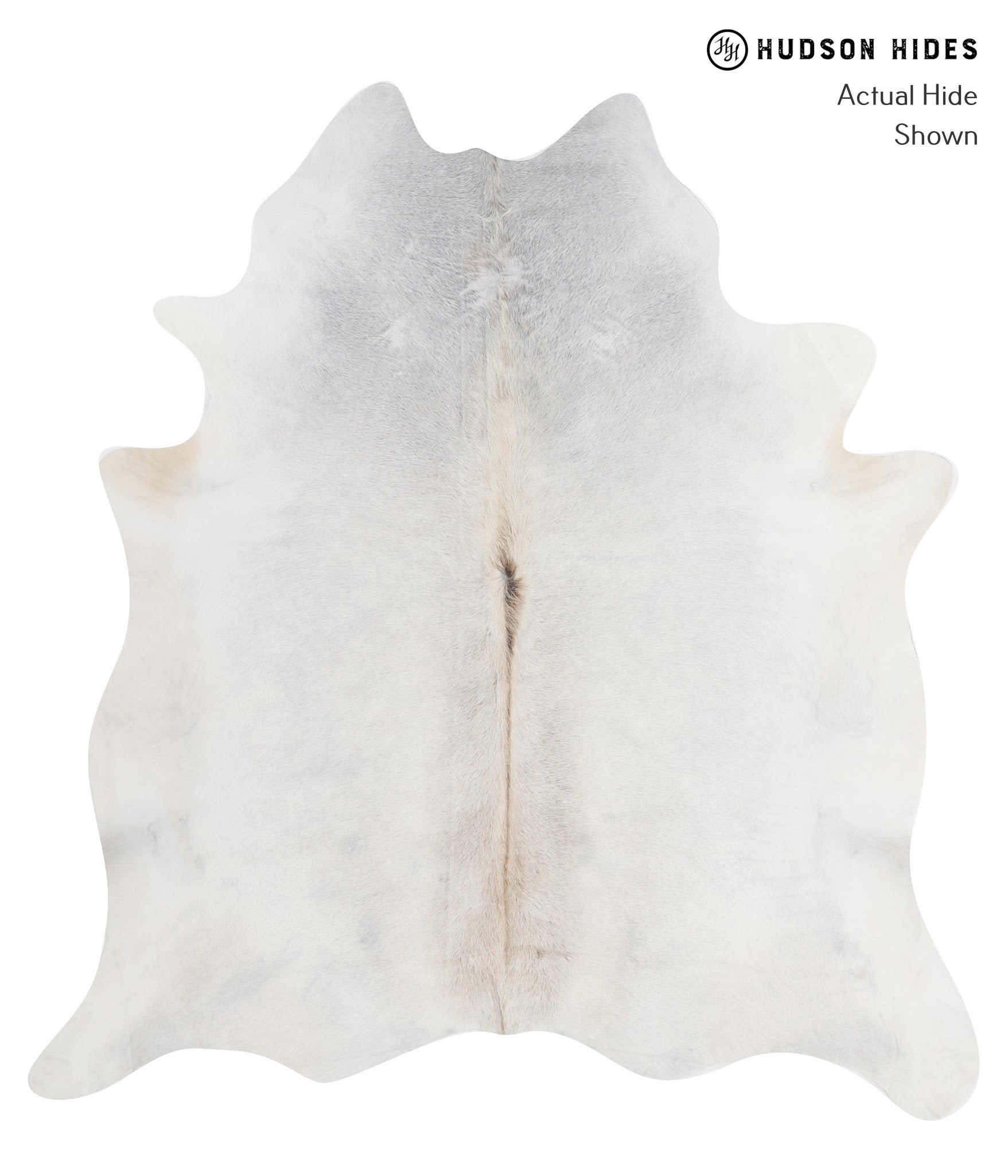 Light Grey Cowhide Rug #A7731