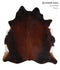 Warm Caramel Large Brazilian Cowhide Rug 6'5