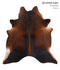 Warm Caramel X-Large Brazilian Cowhide Rug 6'11