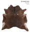 Taupe X-Large Brazilian Cowhide Rug 6'11