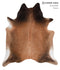 Warm Caramel X-Large Brazilian Cowhide Rug 7'2