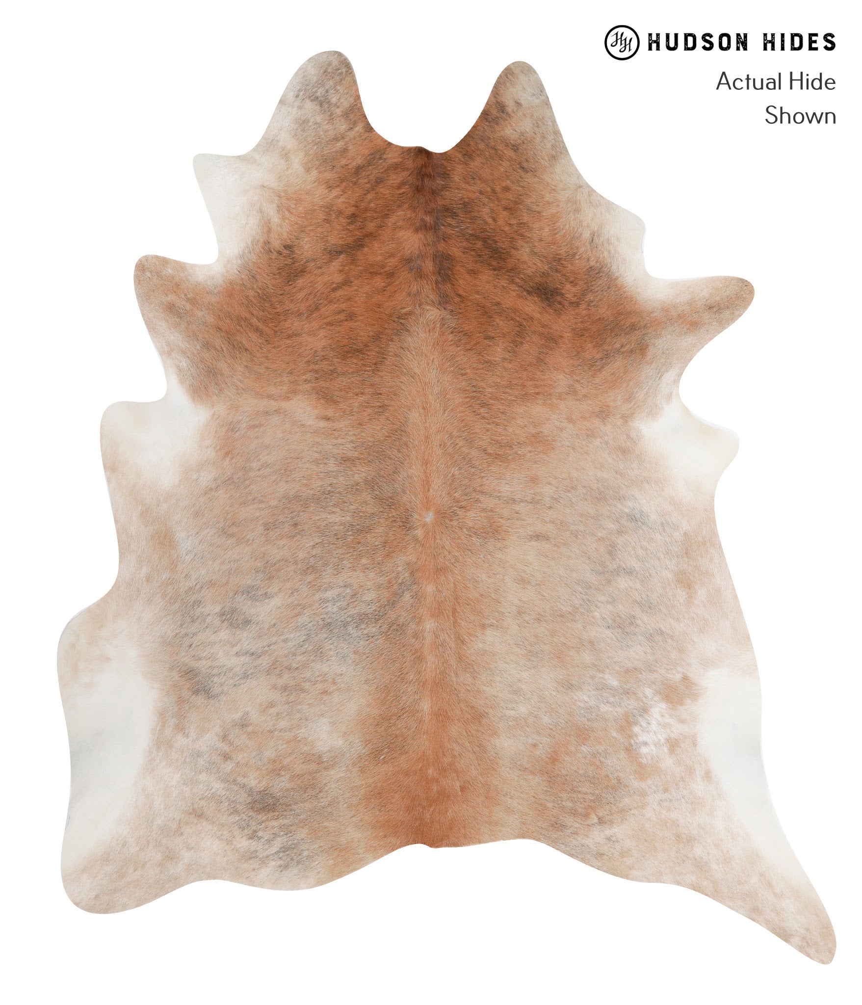 Light Brindle Cowhide Rug #A8128