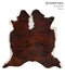 Tricolor X-Large Brazilian Cowhide Rug 7'0