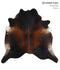 Warm Caramel XX-Large Brazilian Cowhide Rug 7'2