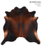 Warm Caramel X-Large Brazilian Cowhide Rug 6'10