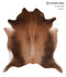 Warm Caramel X-Large Brazilian Cowhide Rug 6'11