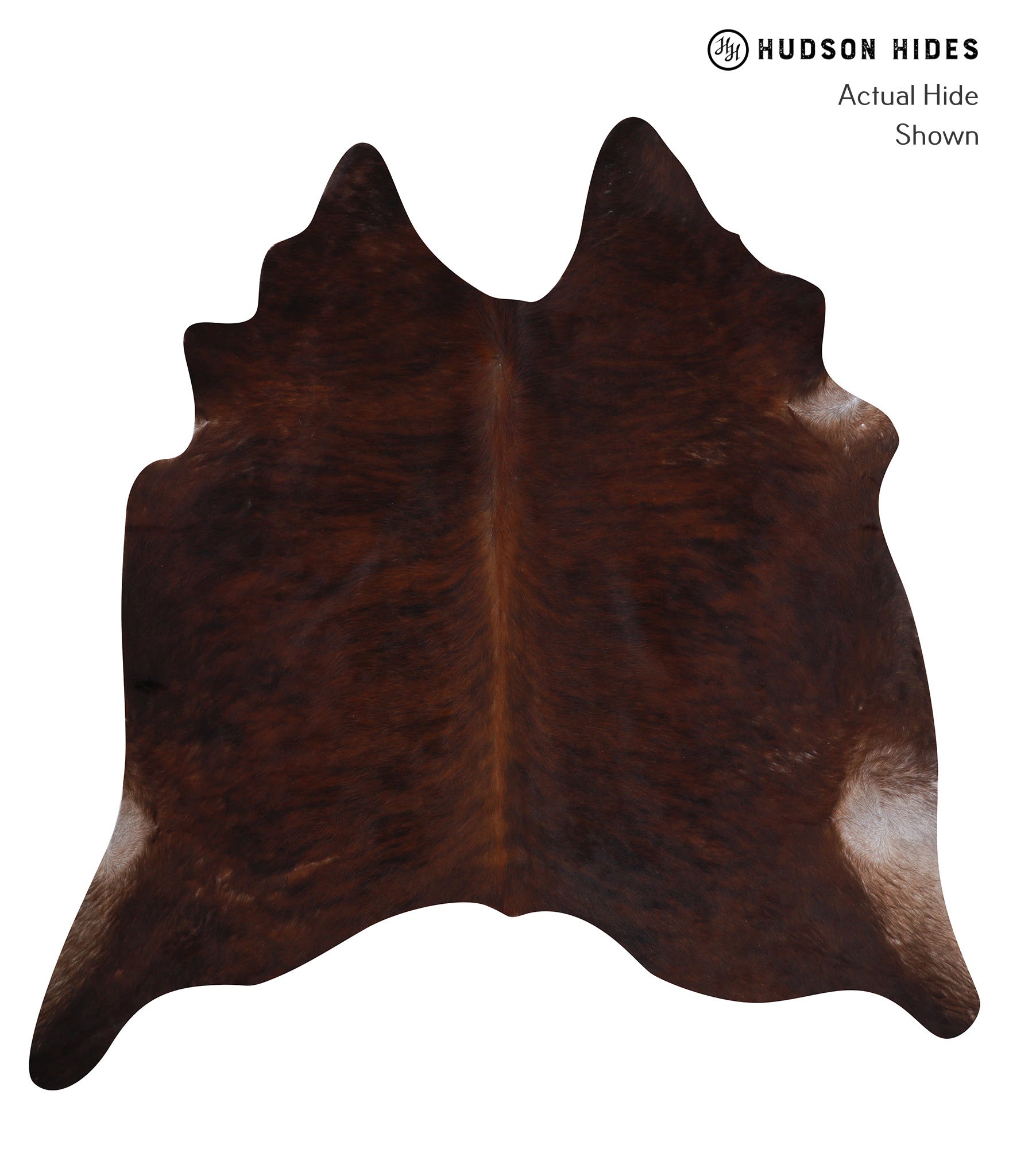 Dark Brindle Cowhide Rug #A8469