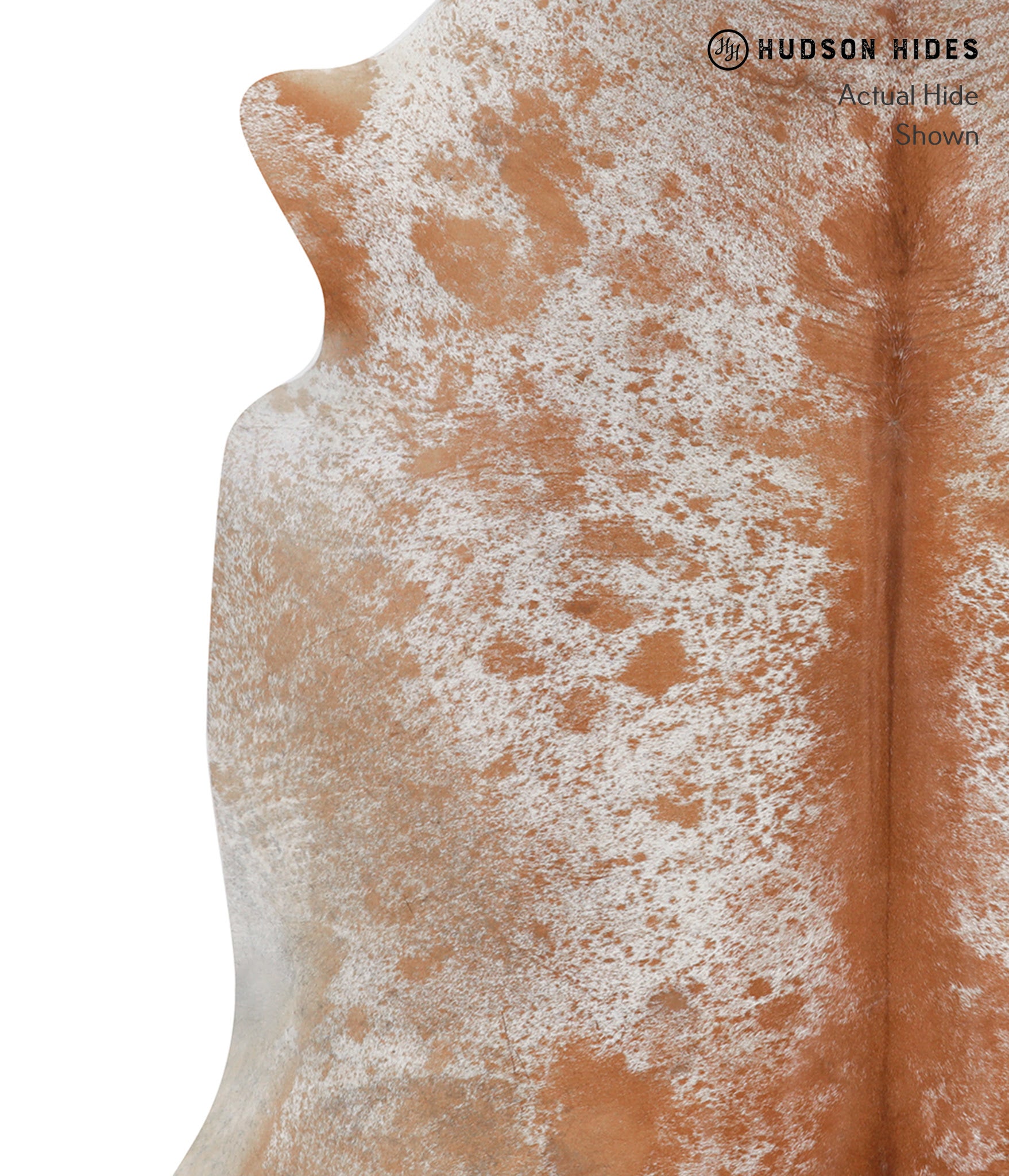 Salt and Pepper Brown Cowhide Rug #A9506