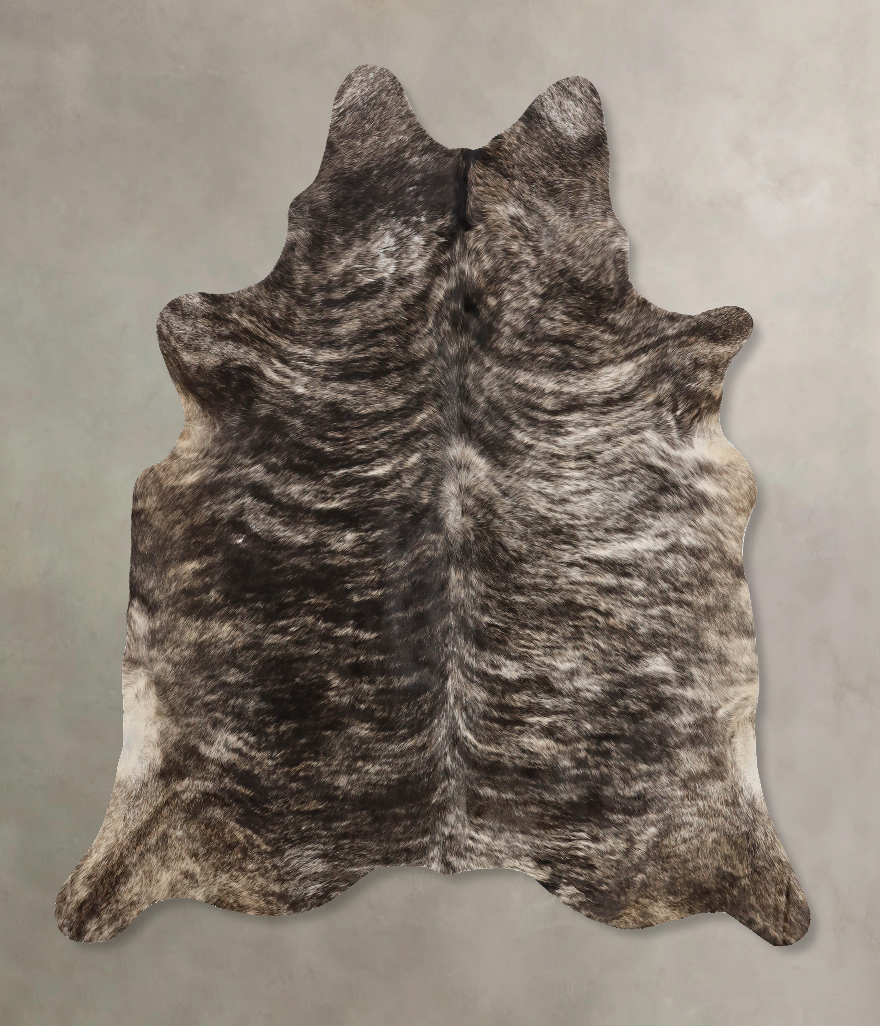 Grey Brindle Cowhide Rug #B10025