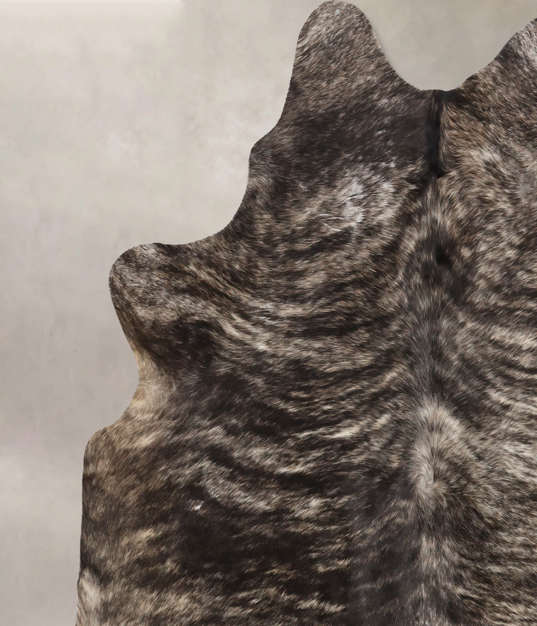 Grey Brindle Cowhide Rug #B10025