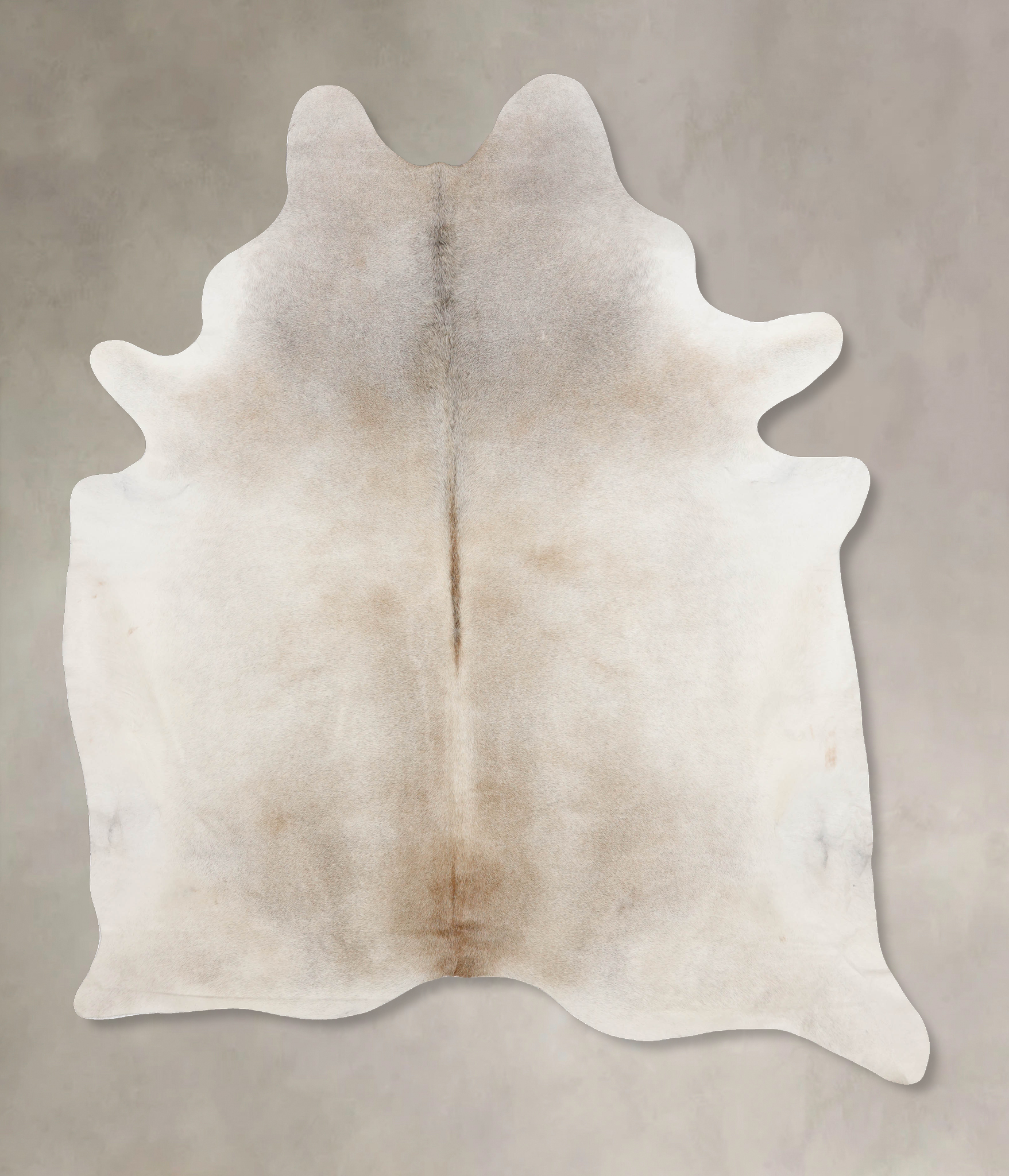 Grey with Beige Cowhide Rug #B10042