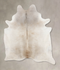 Grey with Beige XX-Large Brazilian Cowhide Rug 9'4