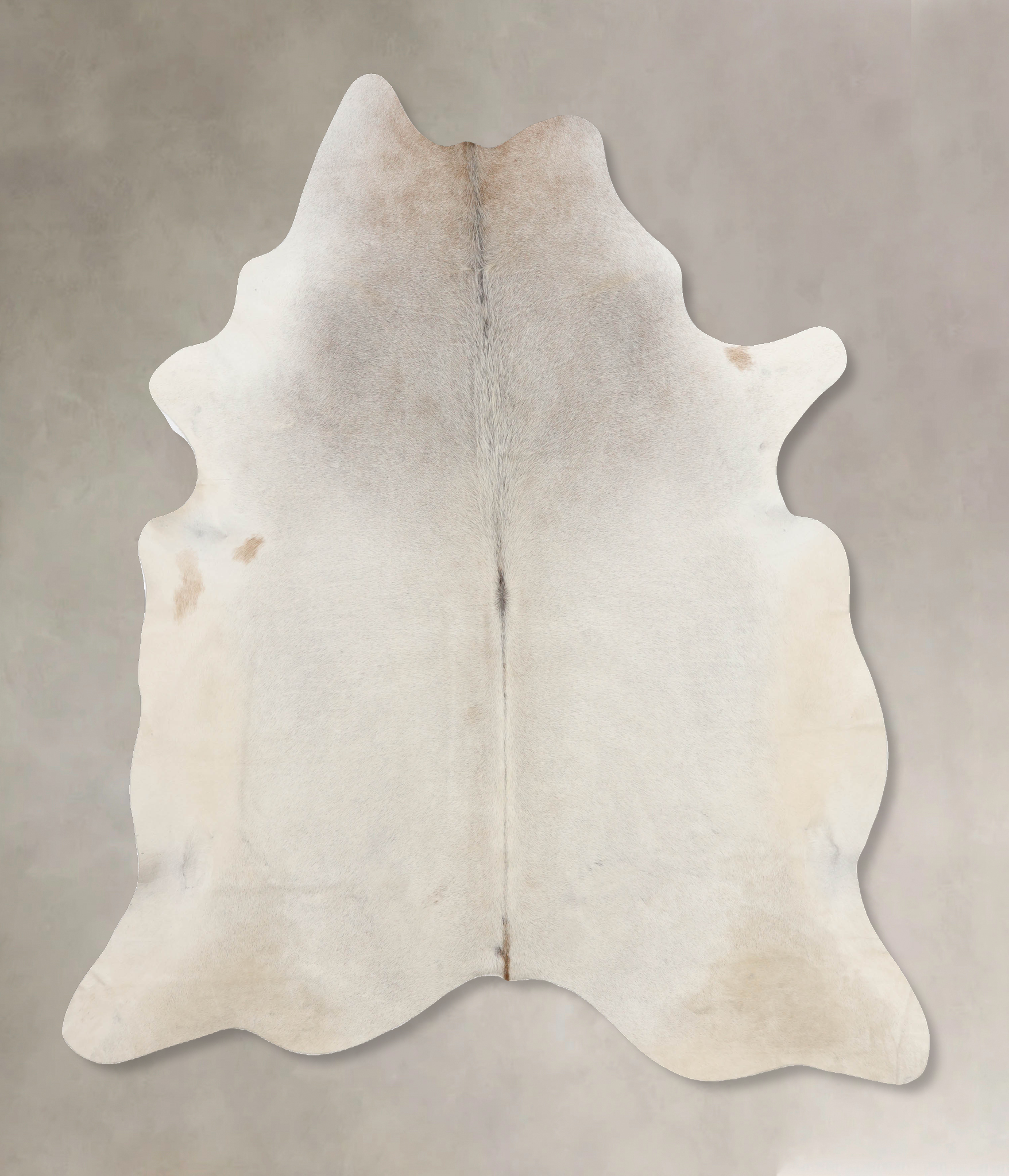 Grey with Beige Cowhide Rug #B10043