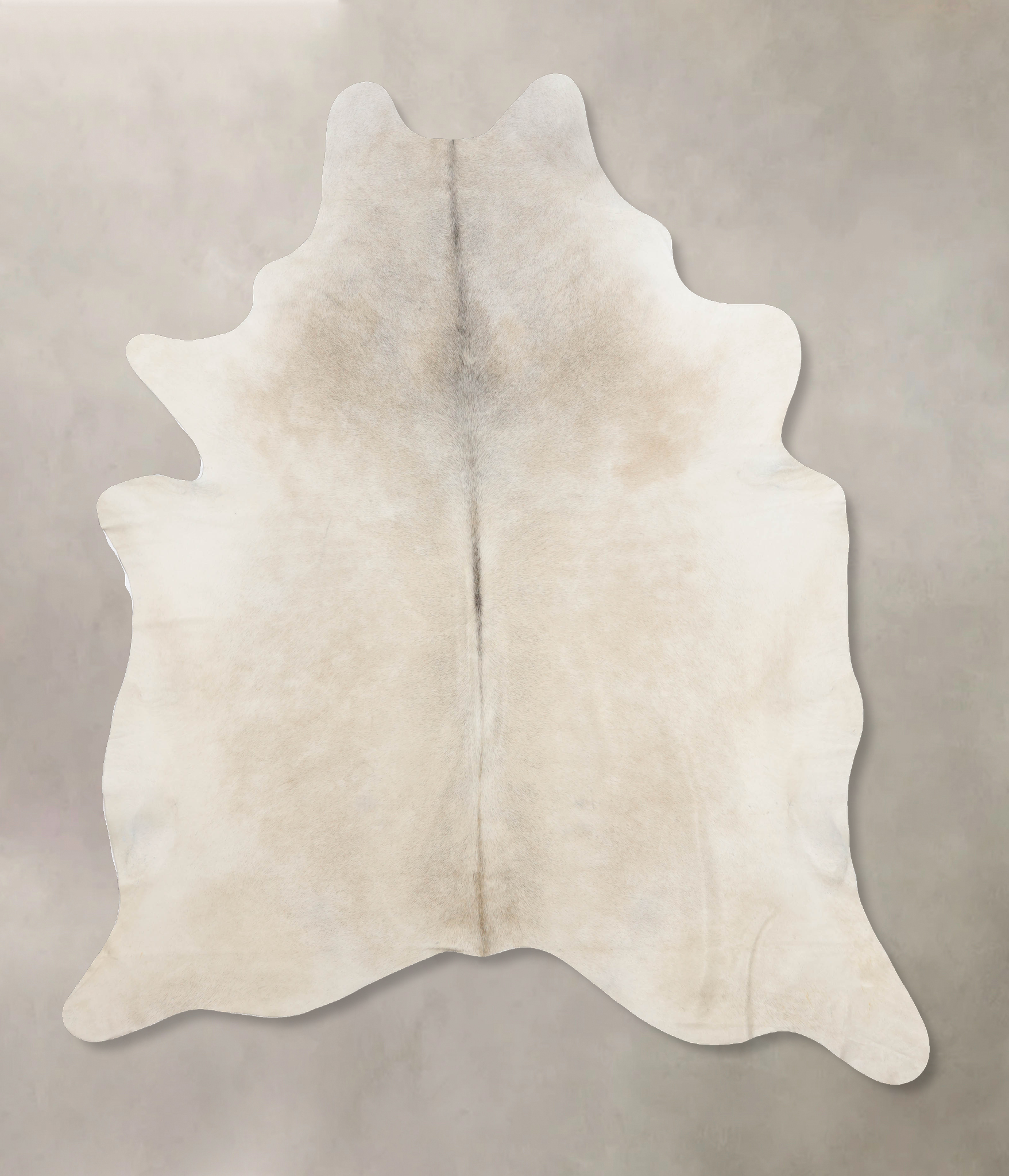 Grey with Beige Cowhide Rug #B10044