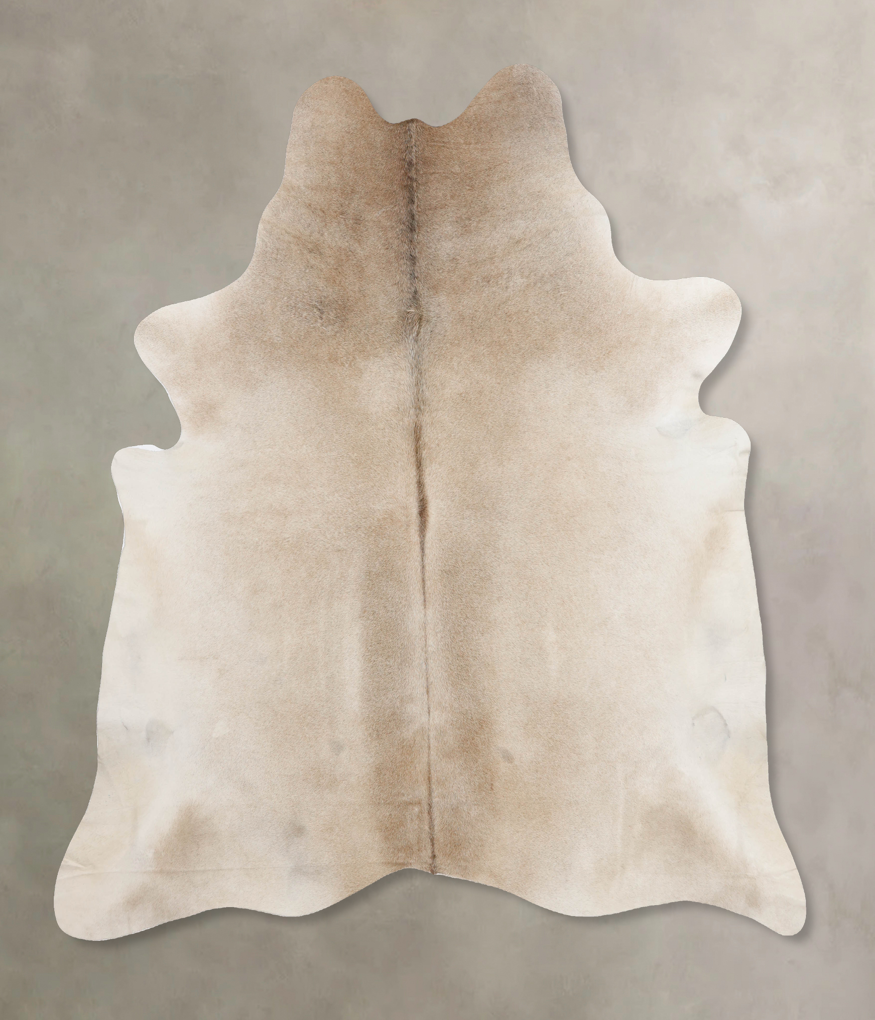 Grey with Beige Cowhide Rug #B10045