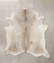 Grey with Beige XX-Large Brazilian Cowhide Rug 8'11