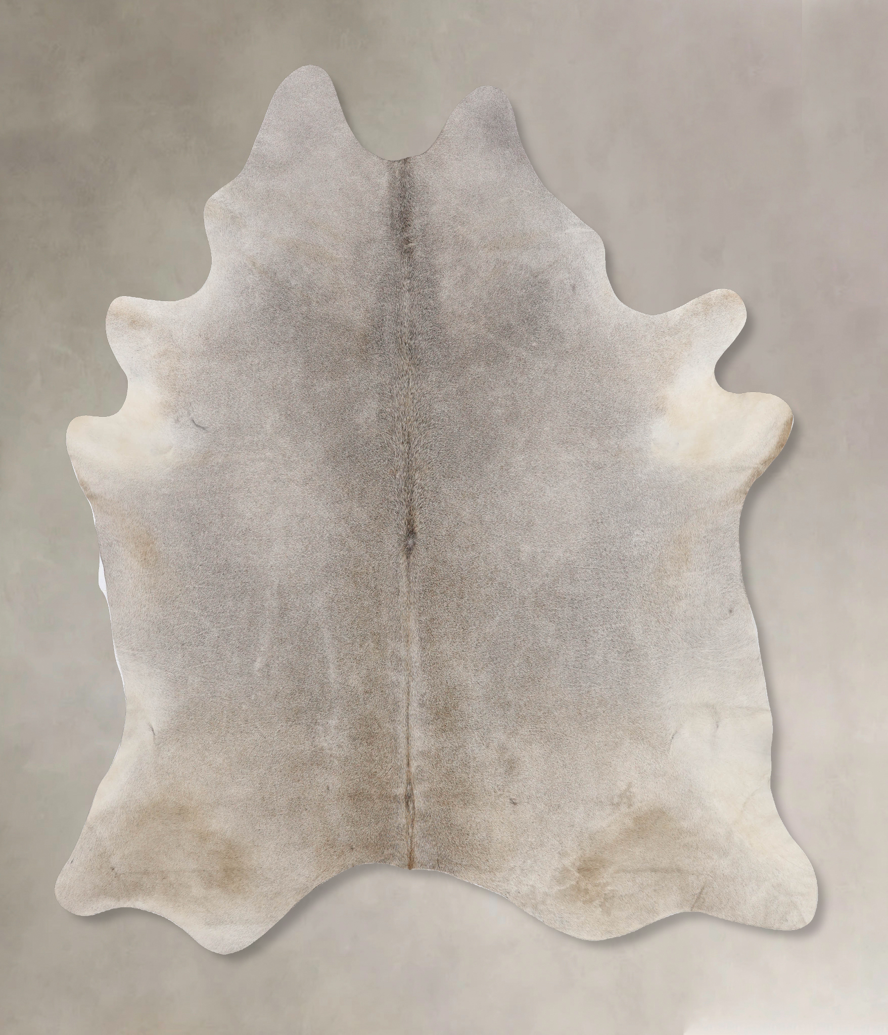 Grey with Beige Cowhide Rug #B10109