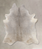 Grey with Beige XX-Large Brazilian Cowhide Rug 8'4