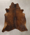 Medium Brindle X-Large Brazilian Cowhide Rug 7'3