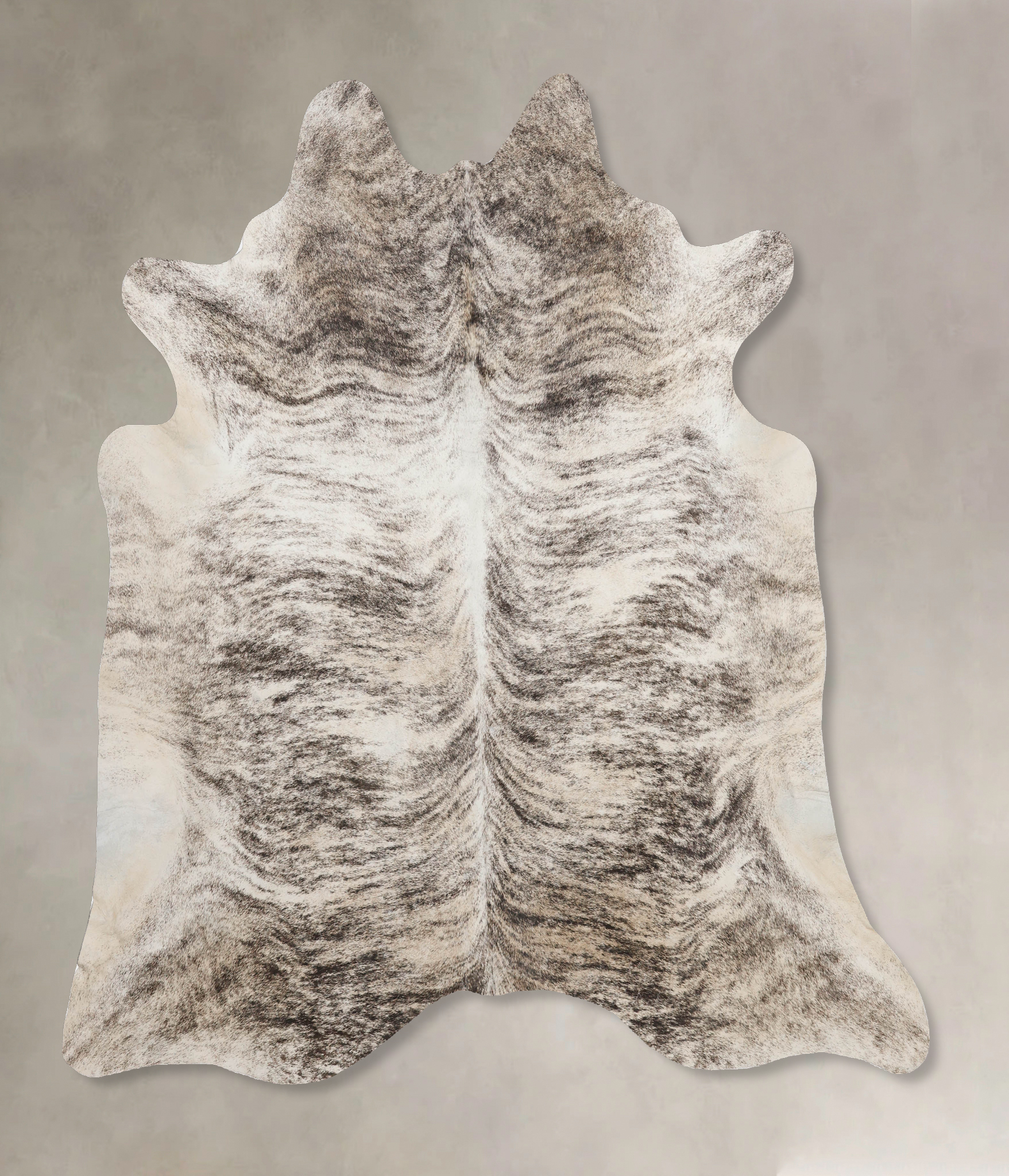 Grey Brindle Cowhide Rug #B10181