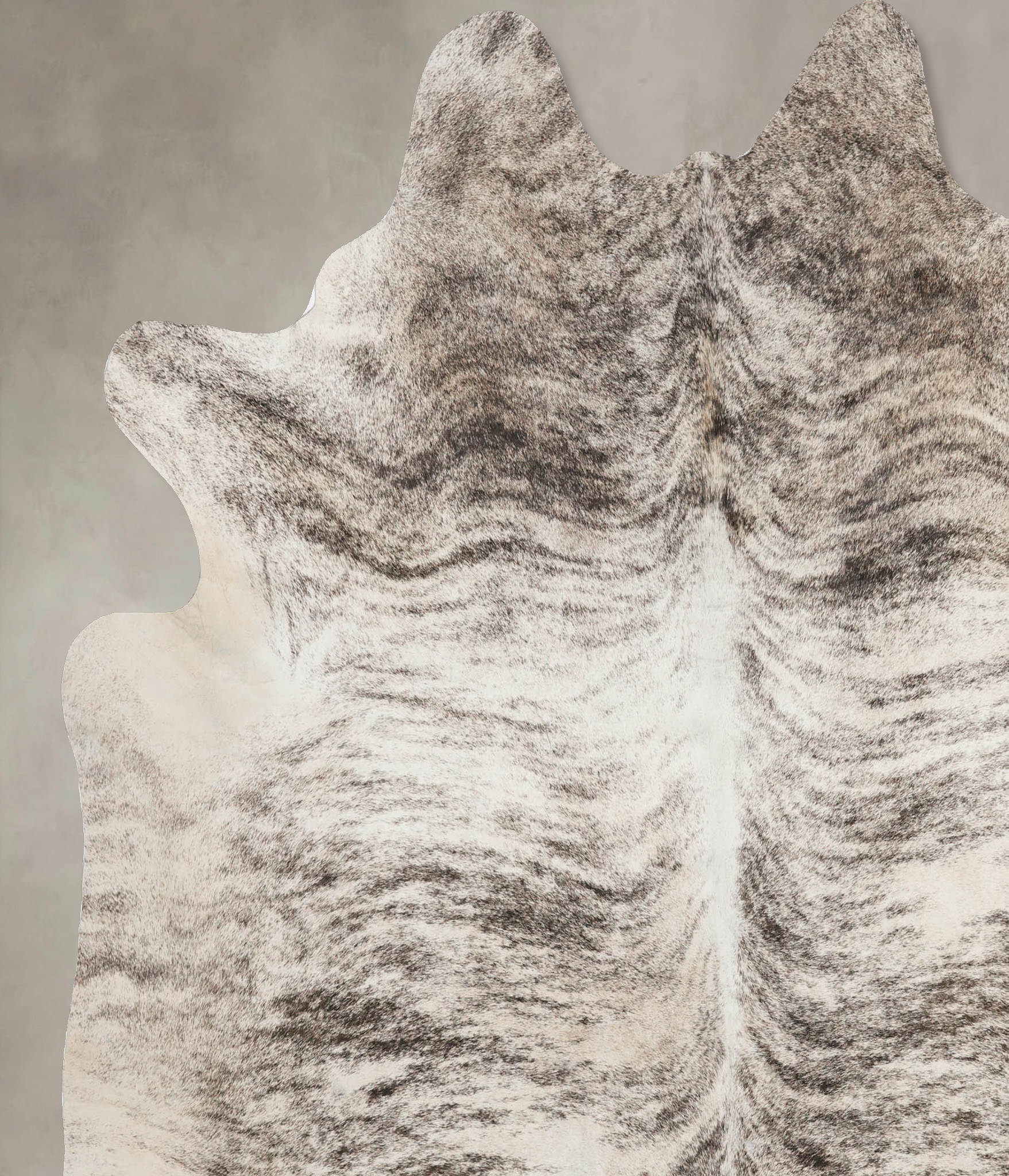 Grey Brindle Cowhide Rug #B10181