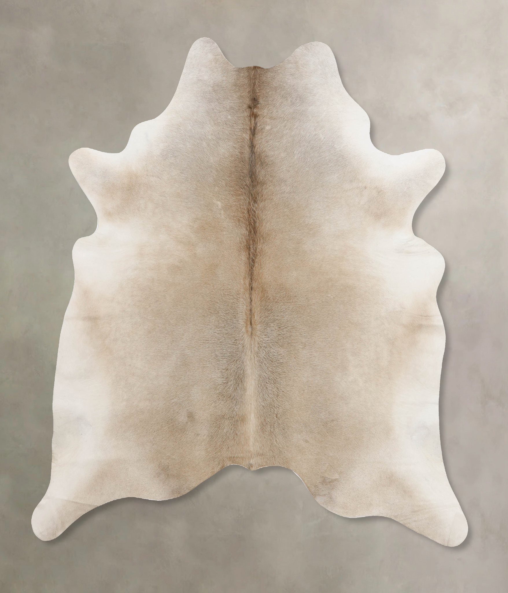 Grey with Beige Cowhide Rug #B10208