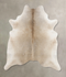 Grey with Beige X-Large Brazilian Cowhide Rug 7'5