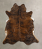 Dark Brindle X-Large Brazilian Cowhide Rug 6'8