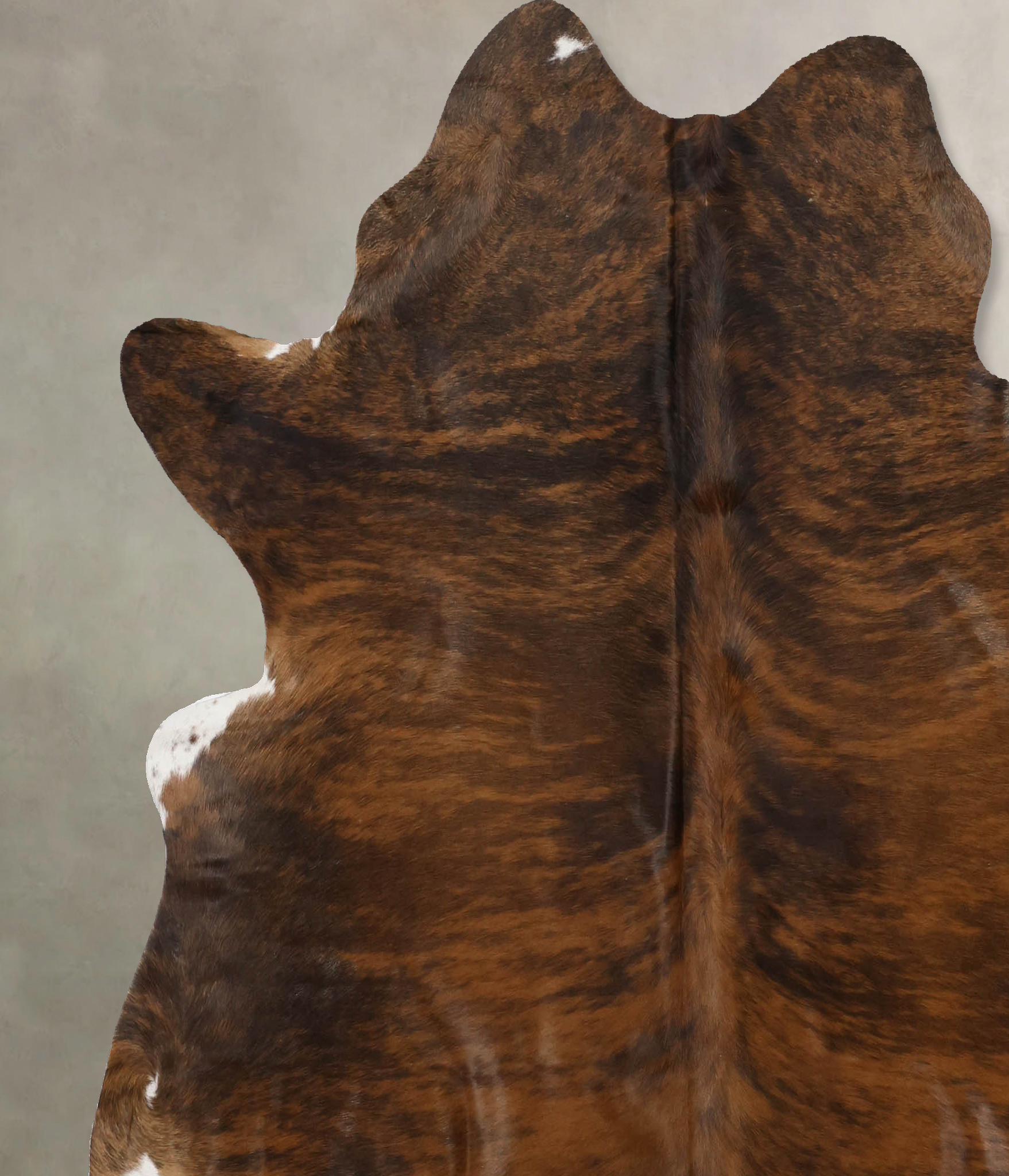 Dark Brindle Cowhide Rug #B10210