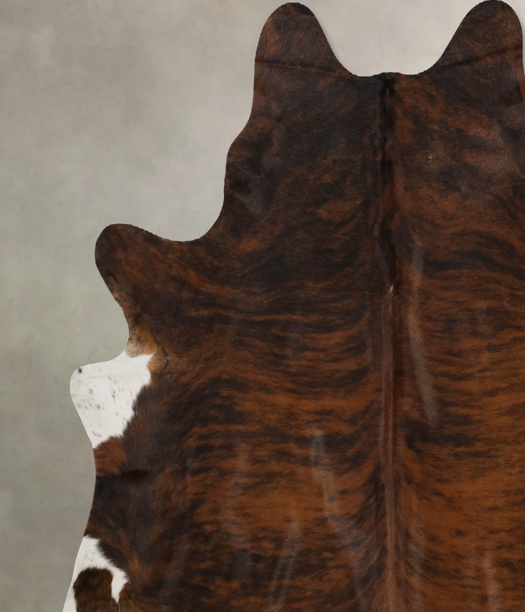 Dark Brindle Cowhide Rug #B10213