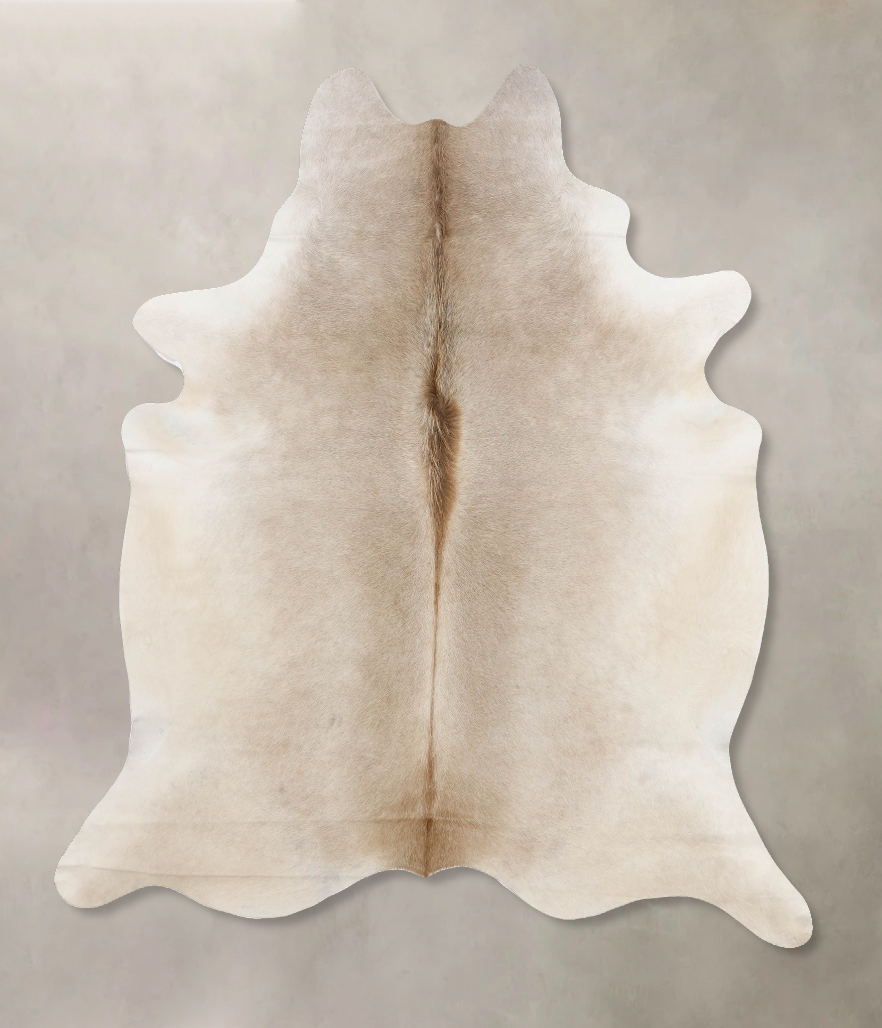 Grey with Beige Cowhide Rug #B10227