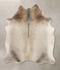 Grey with Beige XX-Large Brazilian Cowhide Rug 7'10