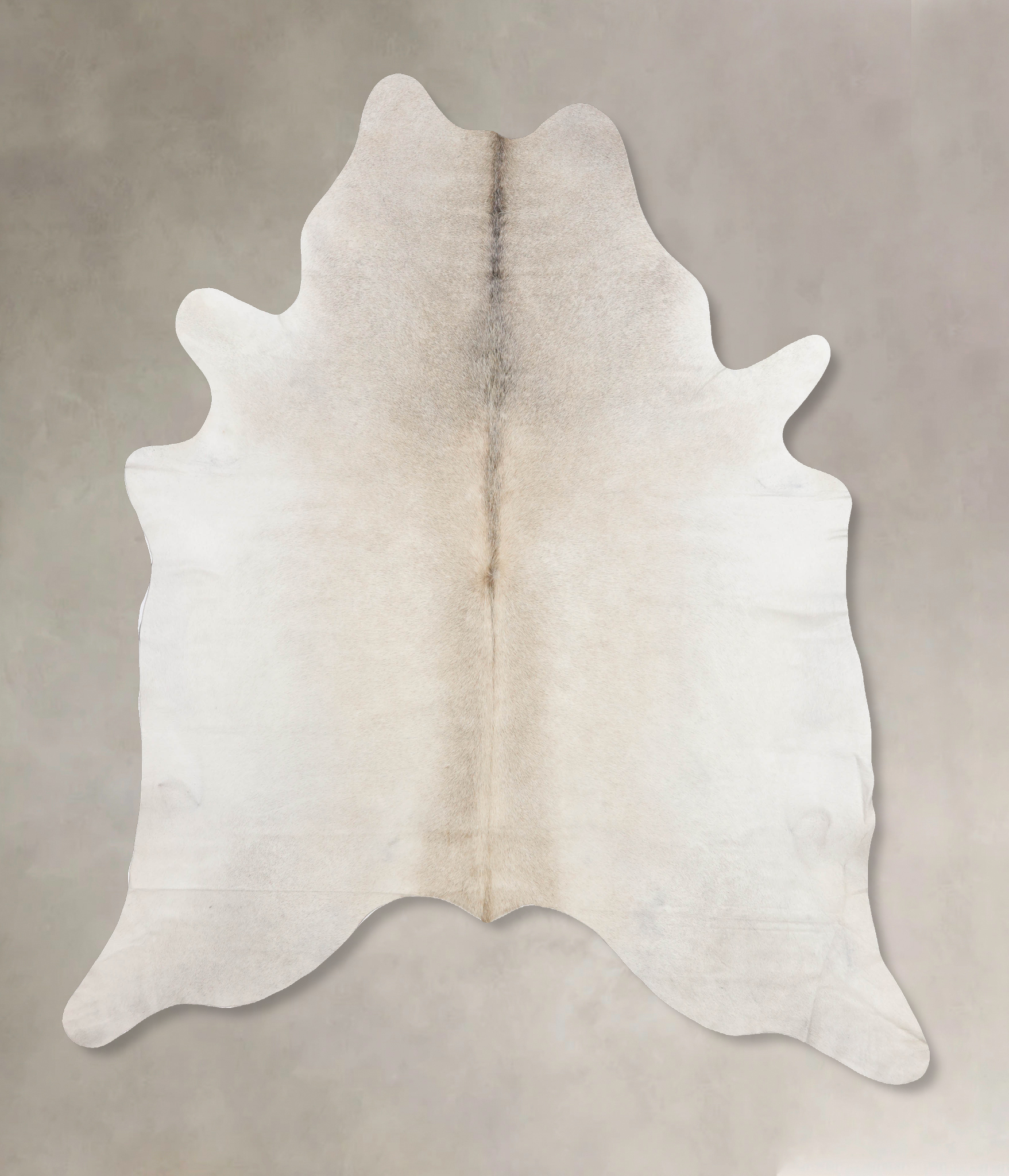 Grey with Beige Cowhide Rug #B10230