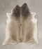 Grey with Beige XX-Large Brazilian Cowhide Rug 7'6