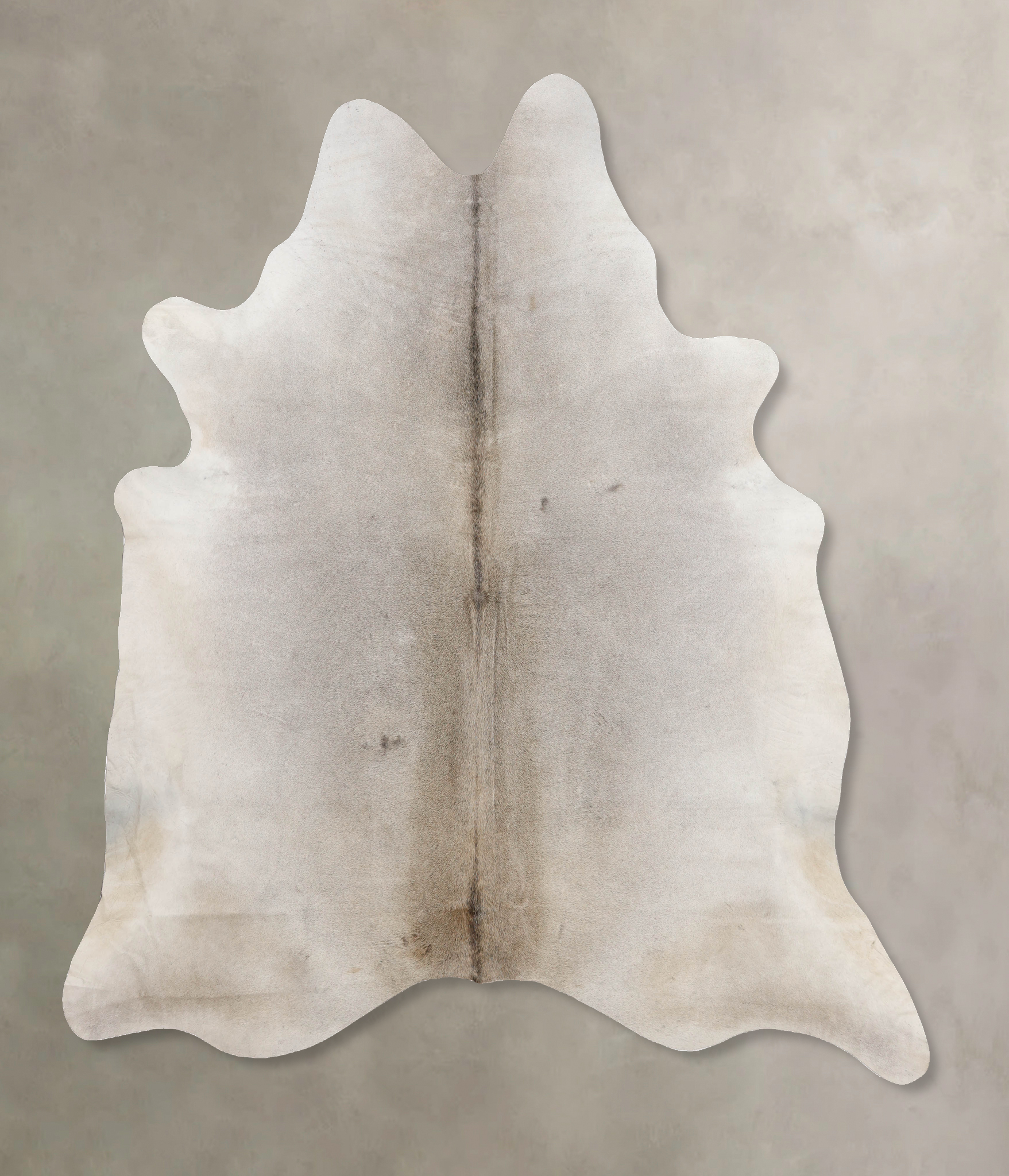 Grey with Beige Cowhide Rug #B10235