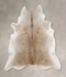 Grey with Beige XX-Large Brazilian Cowhide Rug 8'5