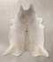 Grey with Beige XX-Large Brazilian Cowhide Rug 9'1