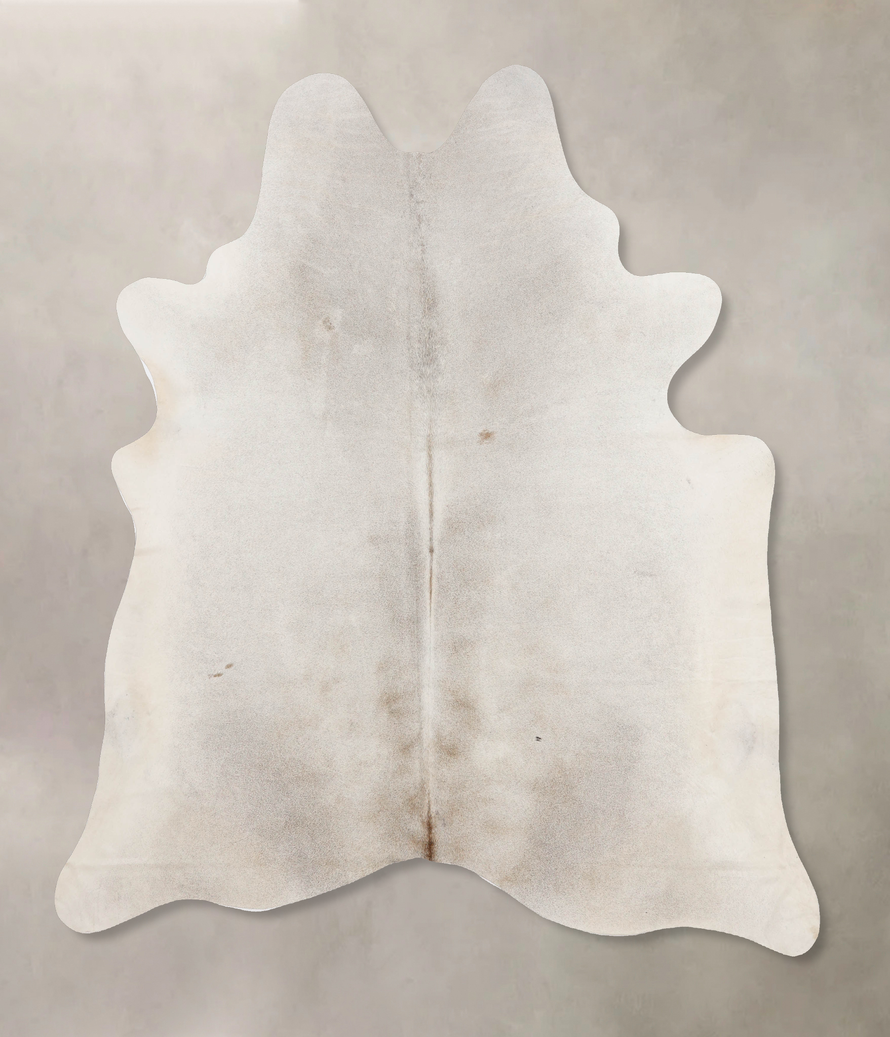 Grey with Beige Cowhide Rug #B10242