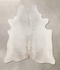 Grey with Beige XX-Large Brazilian Cowhide Rug 7'9