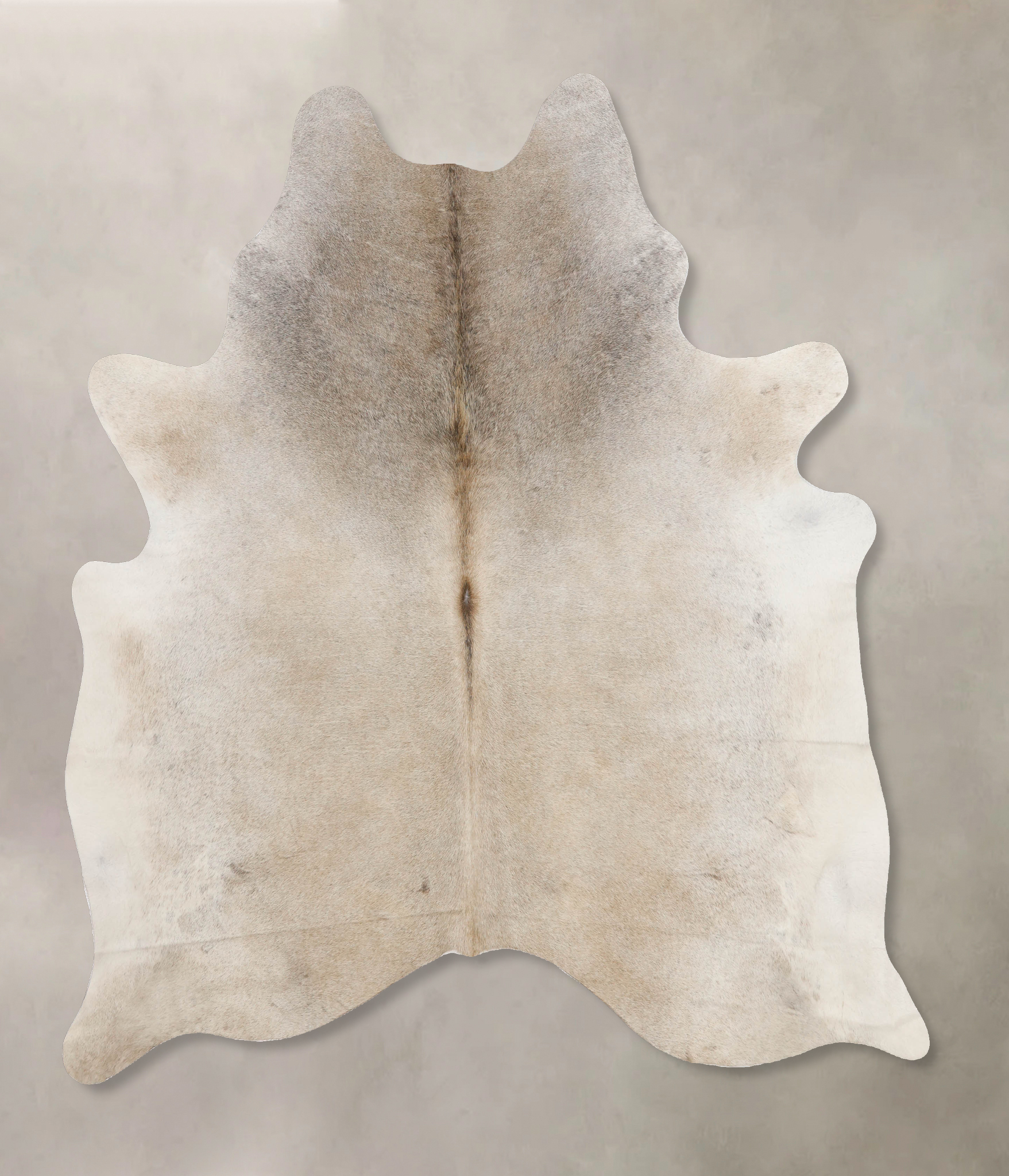 Grey with Beige Cowhide Rug #B10243