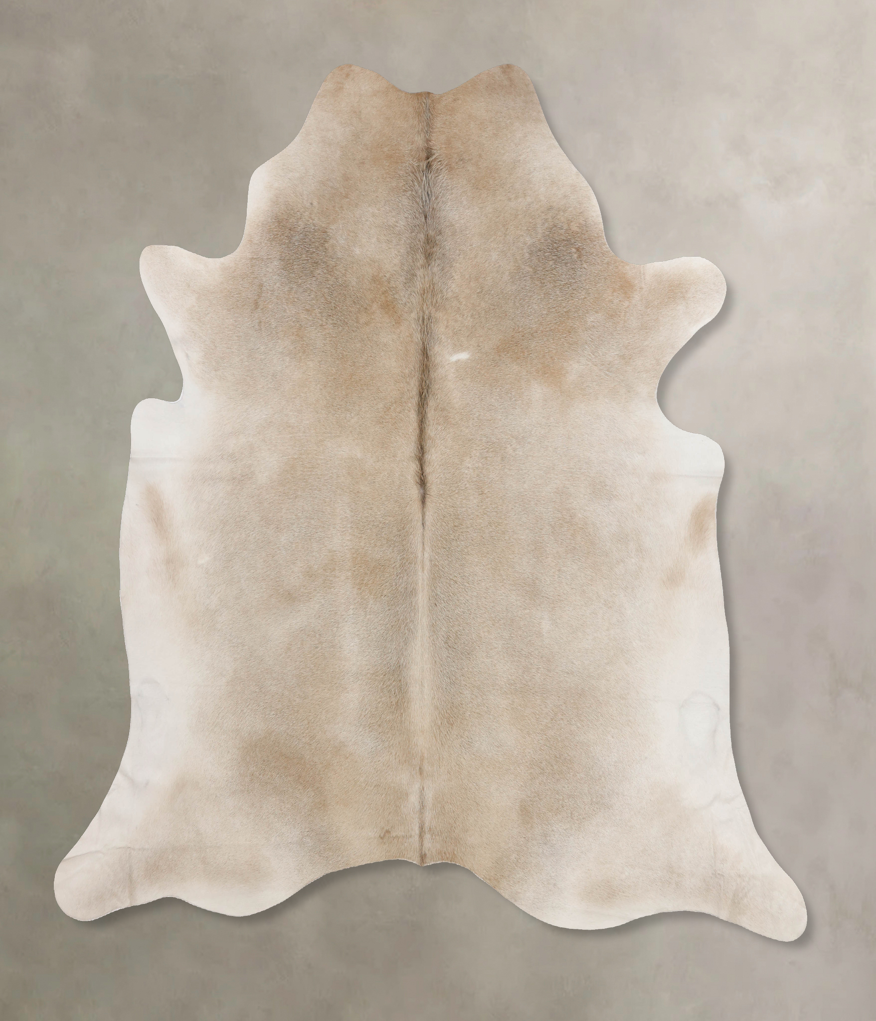 Grey with Beige Cowhide Rug #B10244