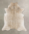 Grey with Beige XX-Large Brazilian Cowhide Rug 8'0