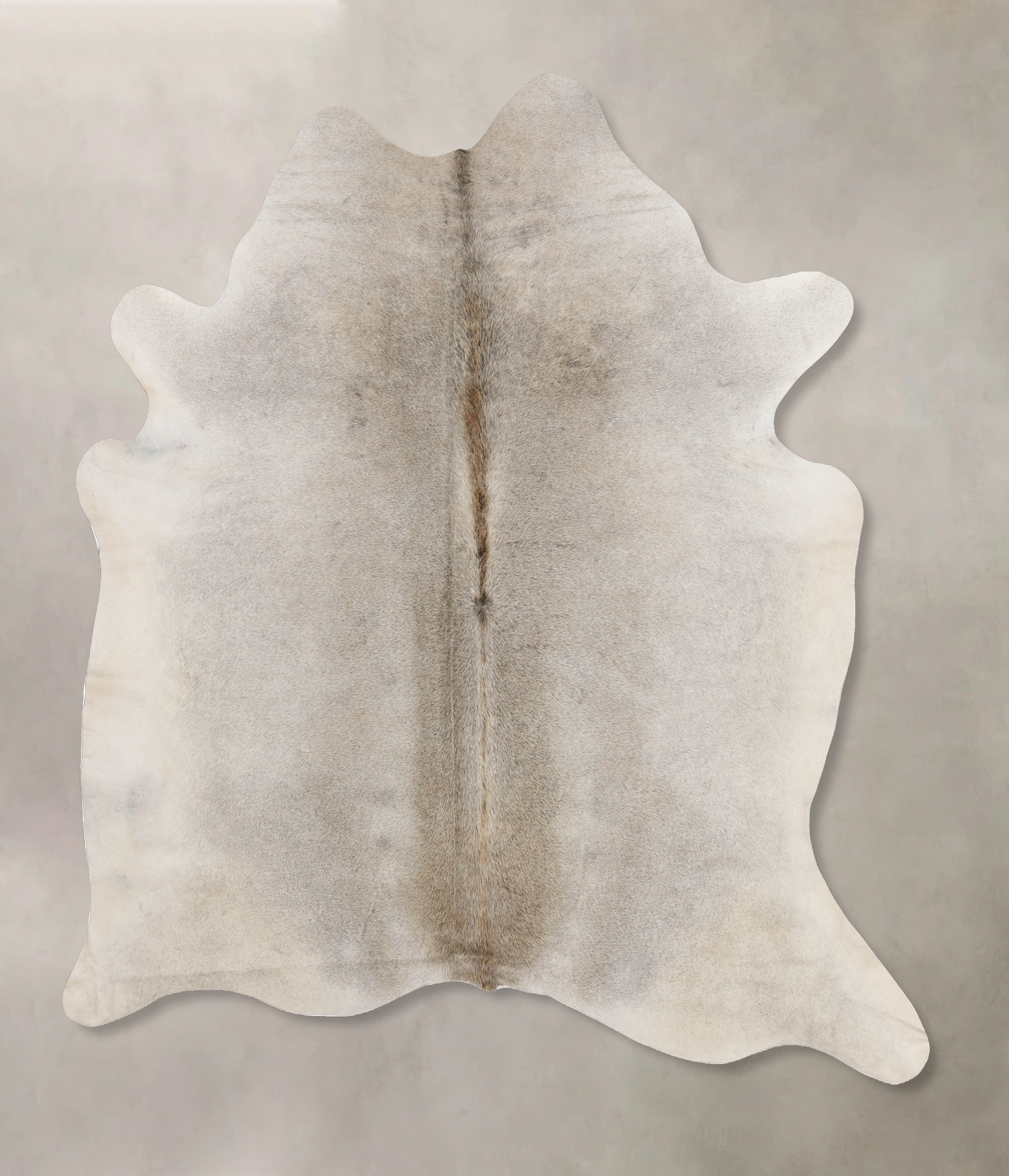 Grey with Beige Cowhide Rug #B10247